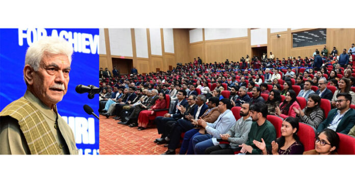 Lieutenant Governor Manoj Sinha speaks at IIM Jammu
